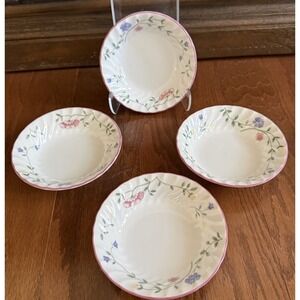 Johnson Brothers Summer Chintz Set of 4 Berry Fruit Sauce or Dessert Bowls 5"